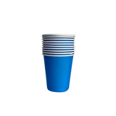 VASO POLIPAPEL COLOR CELESTE X10